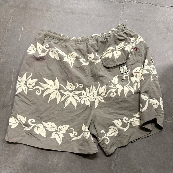 Tommy Bahama Shorts Mens Large Purple Floral Lined Swim Swimming Trunks Marlin L - Picture 6 of 9